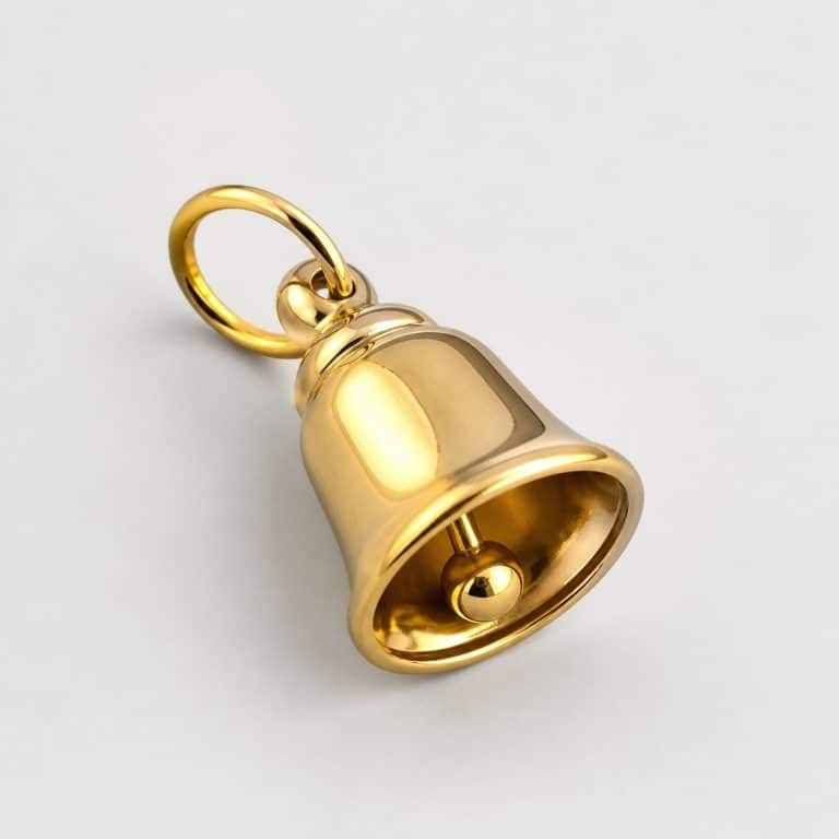 Clochette pour collier de chat, packshot sur fond neutre
