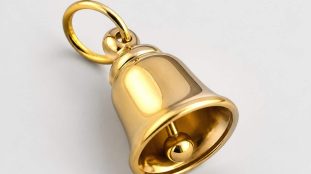 Clochette pour collier de chat, packshot sur fond neutre